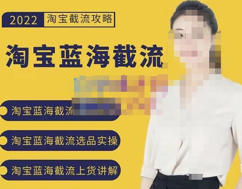 2022淘宝蓝海截流攻略，淘宝蓝海截流选品上货实操讲解-问小徐资源宝库