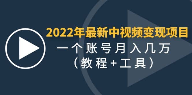 2022年最新中视频变现最稳最长期的项目（教程+工具）-问小徐资源宝库