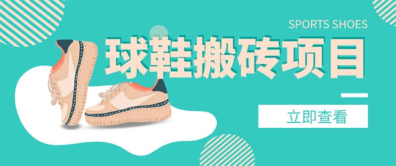 外面收费998的球鞋搬砖项目【详细教程+资源渠道】-问小徐资源宝库