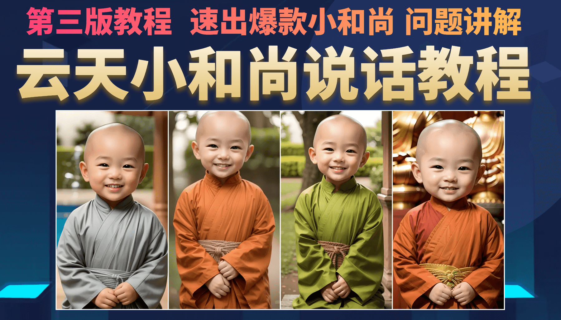 云天小和尚会说话，7天万粉（第3版教程）-问小徐资源宝库