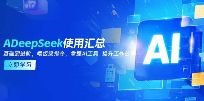 （14216期）DeepSeek使用汇总，基础到进阶，提示词技巧，掌握AI工具  提升工作效率-问小徐资源宝库